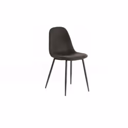 Chaise simili cuir Matière assise : Simili cuir Dossier : Simili cuir Pieds / Structure : Métal Couleur assise : Gris vintage ...