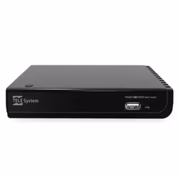 TELE System TS6821, Ethernet (RJ-45), Terrestre, Full HD, DVB-T, DVB-T2, 1280 x 720,1920 x 1080 pixels, 576i, 576p, 720p, 108 ...