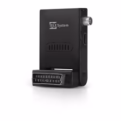 TELE System FACILE STEALTH/02, Cable, Full HD, DVB-T, DVB-T2, 1280 x 720,1920 x 1080 pixels, 576i, 576p, 720p, 1080i, 1080p, ...