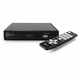TELE System UNICO T2HEVC/01, Terrestre, Full HD, DVB-T HD, DVB-T2 HD, 1920 x 1080 pixels, 576i, 576p, 720p, 1080i, 1080p, 4:3 ...