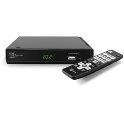 TELE System UNICO T2HEVC/01 Terrestre Full HD Noir