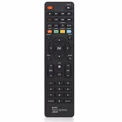 TELE System 58035004, Tuner TV, IR Wireless, Appuyez sur les boutons, Noir
