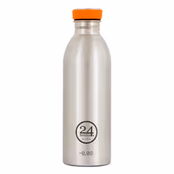24Bottles Urban Bottle, 500 ml, Utilisation quotidienne, Acier inoxydable, Acier inoxydable, Bouchon à vis, Dévissable