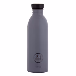 24Bottles Urban Bottle, 500 ml, Utilisation quotidienne, Gris, Acier inoxydable, Bouchon à vis, Dévissable