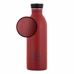 24Bottles Urban Bottle Utilisation quotidienne 500 ml Acier inoxydable Rouge - Vue supplémentaire 4