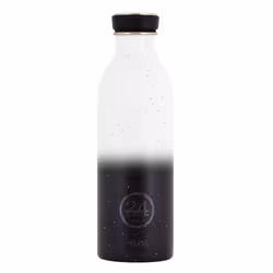 24Bottles Urban Bottle Eclipse, 500 ml, Utilisation quotidienne, Noir, Blanc, Acier inoxydable, Adulte, Dévissable