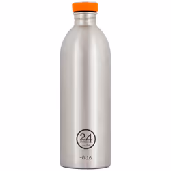 24Bottles Urban Bottle, 1000 ml, Utilisation quotidienne, Acier inoxydable, Acier inoxydable, Bouchon à vis, Dévissable