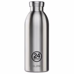 24Bottles Clima, 500 ml, Utilisation quotidienne, Fitness, Randonnée, Acier inoxydable, Acier inoxydable, Adulte, Acier inoxy ...