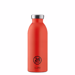 24Bottles Thermosflasche Clima 500ml Hot Red, 500 ml, Utilisation quotidienne, Rouge, Acier inoxydable, Hot Red, Adulte