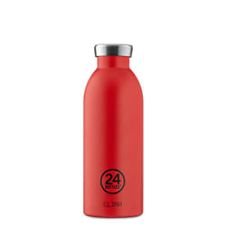 24Bottles Thermosflasche Clima 500ml Hot Red Utilisation quotidienne Acier inoxydable Rouge