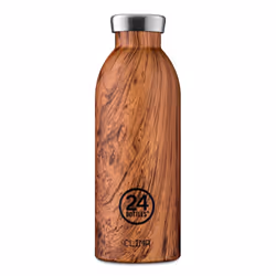 24Bottles Clima, 500 ml, Utilisation quotidienne, Bois, Acier inoxydable, Adulte, Acier inoxydable