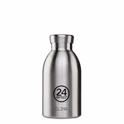24Bottles Clima, 330 ml, Utilisation quotidienne, Acier inoxydable, Acier inoxydable, Adulte, Acier inoxydable
