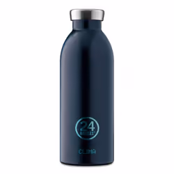 24Bottles Clima, 500 ml, Utilisation quotidienne, Bleu, Acier inoxydable, Adulte, Acier inoxydable