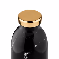 24Bottles Clima Bottle Black Marble thermos 0,5 L Noir, Couleur marbre