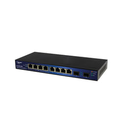 ALLNET ALL-SG8210PM commutateur réseau Géré L2+ Gigabit Ethernet (10/100/1000) Connexion Ethernet, supportant l'alimentation via ce port (PoE) Noir