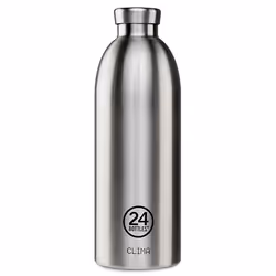 24Bottles Clima, 850 ml, Utilisation quotidienne, Acier inoxydable, Acier inoxydable, Adulte, Acier inoxydable