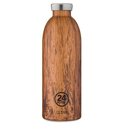 24Bottles Clima Utilisation quotidienne 850 ml Acier inoxydable Bois