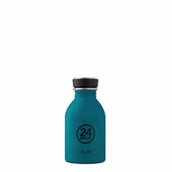 24Bottles Trinkflasche Urban 250ml Stone Atlantic Bay, 250 ml, Utilisation quotidienne, Bleu, Acier inoxydable, Stone Atlanti ...