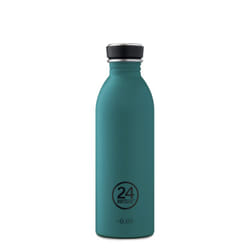 24Bottles Trinkflasche Urban 500ml Stone Atlantic Utilisation quotidienne Acier inoxydable Bleu