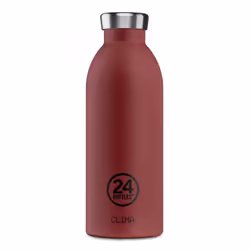 24Bottles Clima, 500 ml, Utilisation quotidienne, Rouge, Acier inoxydable, Country Red, Adulte