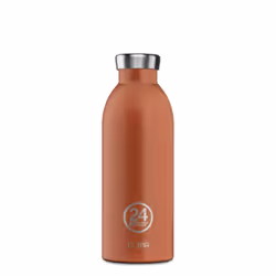 24Bottles Clima, 500 ml, Utilisation quotidienne, Orange, Acier inoxydable, 24 h, 12 h