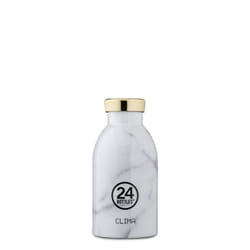 24Bottles Carrara Utilisation quotidienne, Fitness 330 ml Acier inoxydable Gris, Blanc