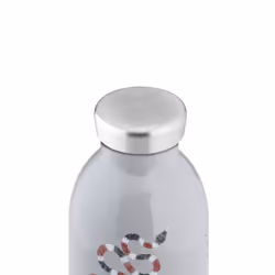 24BOTTLES Bouteille isotherme pour l'eau,Bouteille thermos réutilisable en acier inoxydable sans BPA,24 heures froides 12 heures chaudes,Climat Bottle,Design original italien (Rattle Shake, 500 ml)