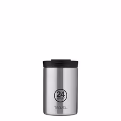 24Bottles Travel Tumbler, Acier inoxydable, Acier inoxydable, Acier inoxydable, 6 h, 24 h, 350 ml