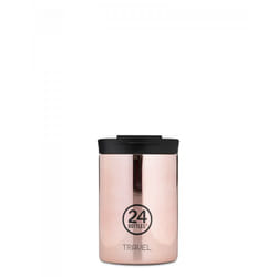 24Bottles Travel Tumbler 350 ml Or rose Acier inoxydable