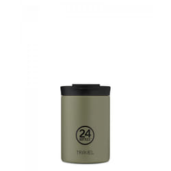24Bottles Travel Tumbler 350 ml Vert Acier inoxydable
