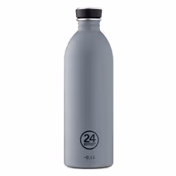 24Bottles Formal Grey, 1000 ml, Utilisation quotidienne, Gris, Acier inoxydable, Bouchon à vis, Acier inoxydable