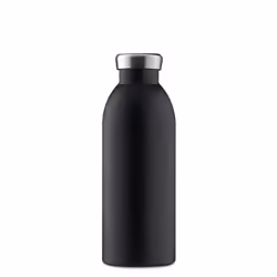 24Bottles Clima, 500 ml, Utilisation quotidienne, Noir, Acier inoxydable, 24 h, 12 h