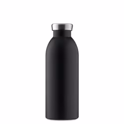 24Bottles 24B452, 500 ml, Utilisation quotidienne, Randonnée, Noir, Silicone, Acier inoxydable, Tuxedo Black, 24 h