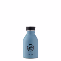 24Bottles Powder Blue, 250 ml, Utilisation quotidienne, Bleu, Acier inoxydable, 137 mm, 6,5 cm