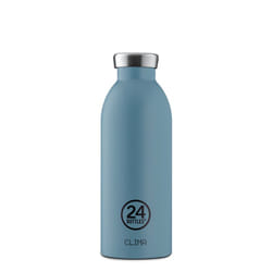 24Bottles Thermosflasche Clima 500ml Powder Utilisation quotidienne Acier inoxydable Bleu