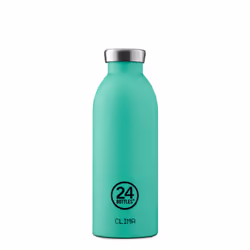 24Bottles Clima Mint, 500 ml, Utilisation quotidienne, Couleur menthe, Acier inoxydable, Adulte, Homme/femme