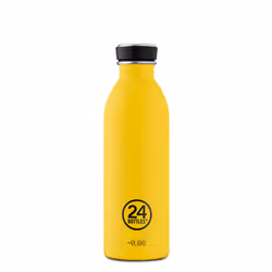 24Bottles Trinkflasche Urban 500ml Taxi Yellow, 500 ml, Utilisation quotidienne, Jaune, Acier inoxydable, Taxi Yellow, Adulte