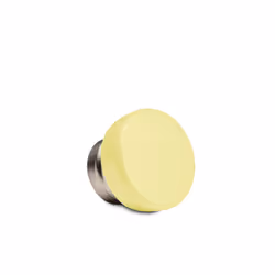 24Bottles CLIMA LID LIGHT YELLOW, Couvercle de bouteille de boisson, Jaune, Silicone, Acier inoxydable, 42 mm, 34 mm, 14 g