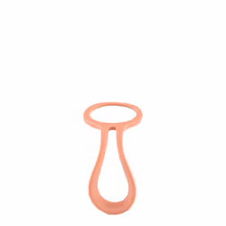 24Bottles Bottle Tie, Poignée de bouteille de boisson, Rose, Silicone, Urban & Clima Bottles, 33 mm, 33 mm