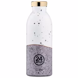 24Bottles Clima, 500 ml, Utilisation quotidienne, Gris, Blanc, Acier inoxydable, Adulte, Homme/femme