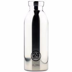 24Bottles Clima, 500 ml, Utilisation quotidienne, Noir, Blanc, Acier inoxydable, Adulte, 12 h