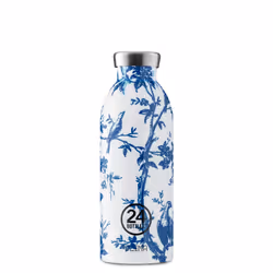 24Bottles Clima, 500 ml, Utilisation quotidienne, Bleu, Blanc, Acier inoxydable, SILKROAD, Adulte