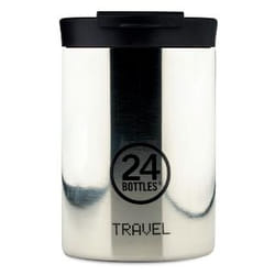 24Bottles Travel 350 ml Noir, Blanc Acier inoxydable