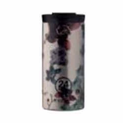24Bottles Travel, Noir, Gris, Acier inoxydable, Acier inoxydable, 6 h, 24 h, 600 ml