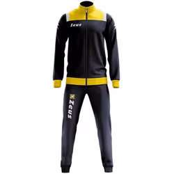 Jogging Homme Grande Taille - Zeus - Marine Jaune et Blanc - Respirant - Manches longues - Multisport
