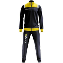Jogging Homme Grande Taille - Zeus - Marine Jaune et Blanc - Respirant - Manches longues - Multisport
