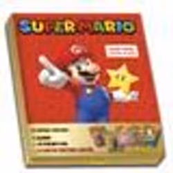 Panini SUPER MARIO STICKERS GOLD COFFRET (Album + 15 poch + 5 cartes EL GOLD), Papier, Multicolore, 220 mm, 2 mm, 275 mm, 135 ...