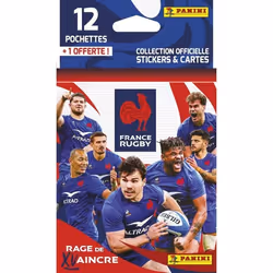 Panini RUGBY EDF - Blister 12+1 pochettes, Garçon/Fille