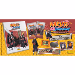 Panini NARUTO SHIPPUDEN TC 2 Starter pack (1 classeur + 3 pochettes de 8 cartes)