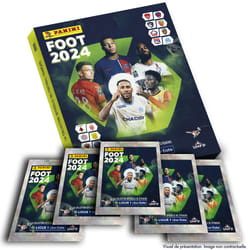 Panini FOOT 2024 LIGUE 1 UBER EATS coffret premium album +19 poch + 3 offertes